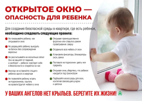 Памятка по выпадению детей из окон Памятка по выпадению детей из окон.