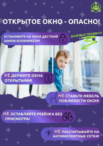 ОТКРЫТОЕ ОКНО - ОПАСНО! ОТКРЫТОЕ ОКНО - ОПАСНО!.